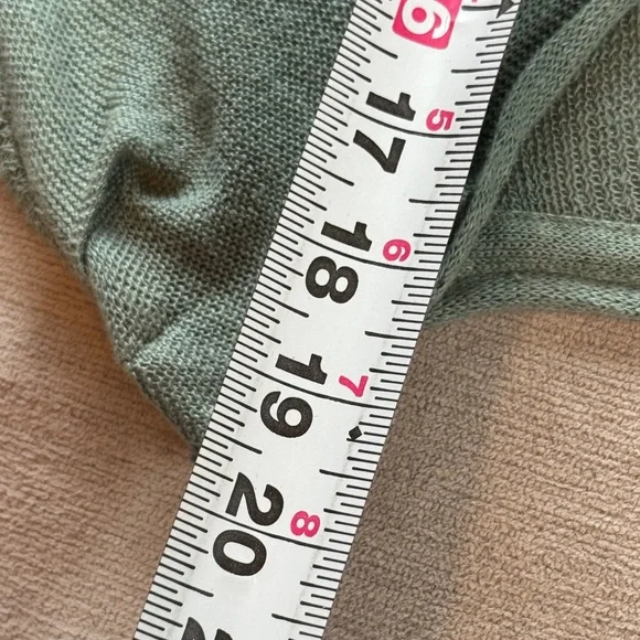 Free People Teal V-Neck Sweater - Picture 9 of 9